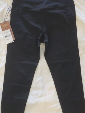 girlfriend collective Womens Black High-Rise Leggings Medium